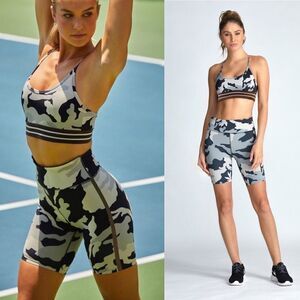 🆕 Noli Yoga Cacao Camo Bike Shorts